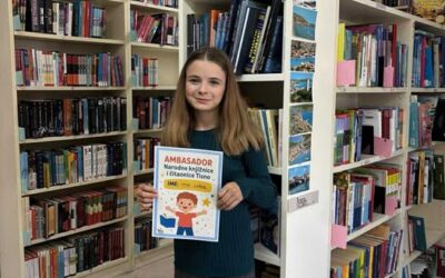 Maja Labor nova dječja ambasadorica Knjižnice Tisno!