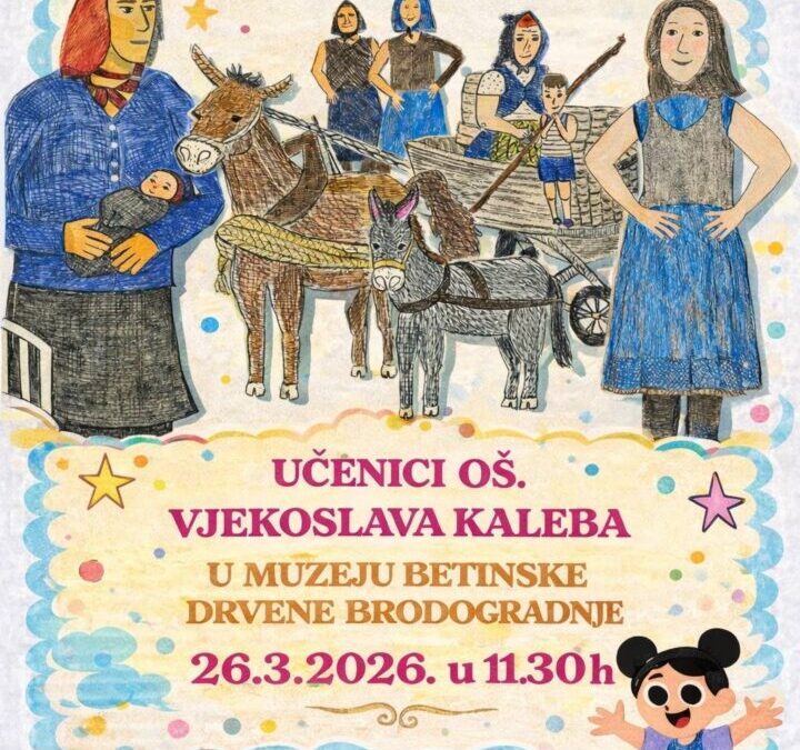 Izložba dječjih radova u Muzeju betinske drvene brodogradnje